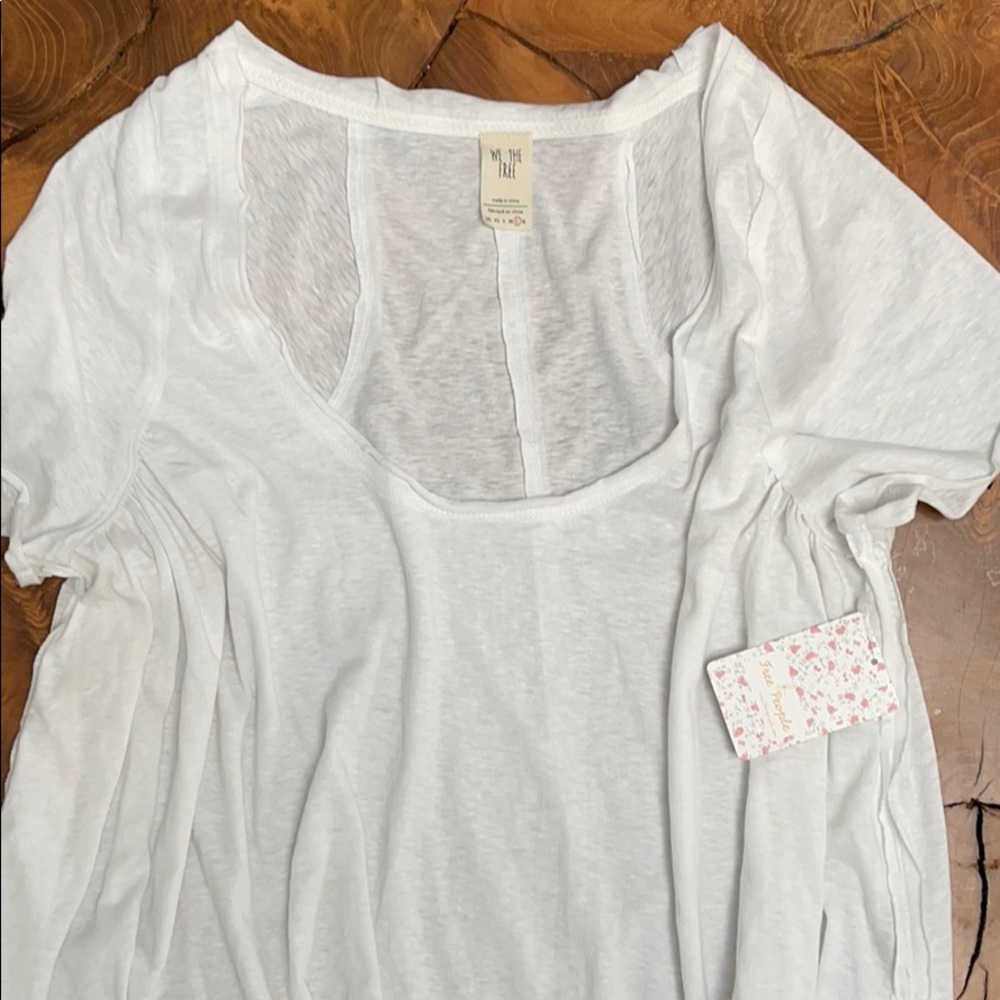 Women’s Free People white free flowing top